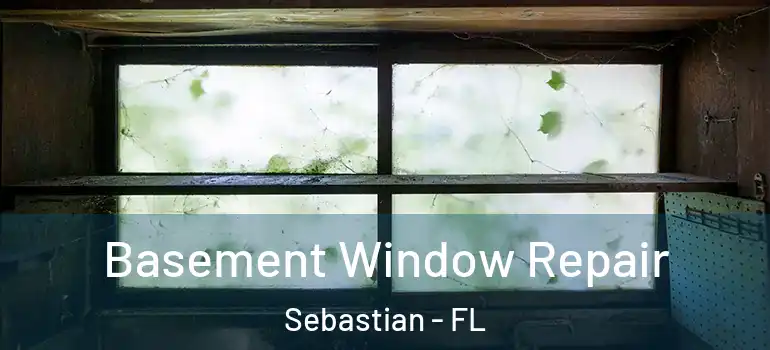 Basement Window Repair Sebastian - FL