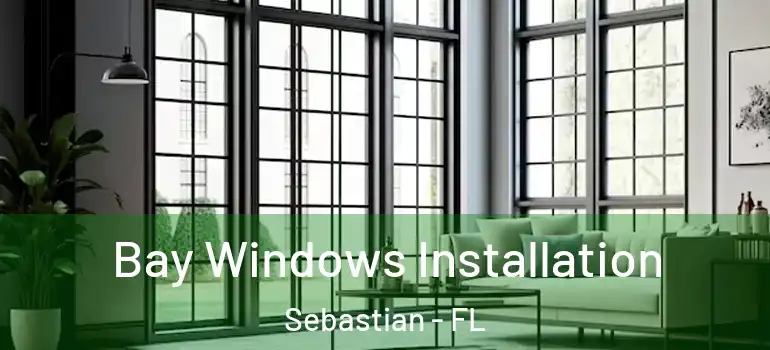 Bay Windows Installation Sebastian - FL