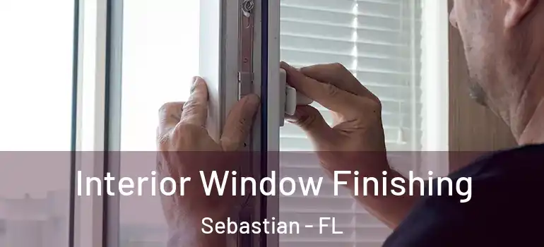 Interior Window Finishing Sebastian - FL