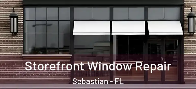 Storefront Window Repair Sebastian - FL