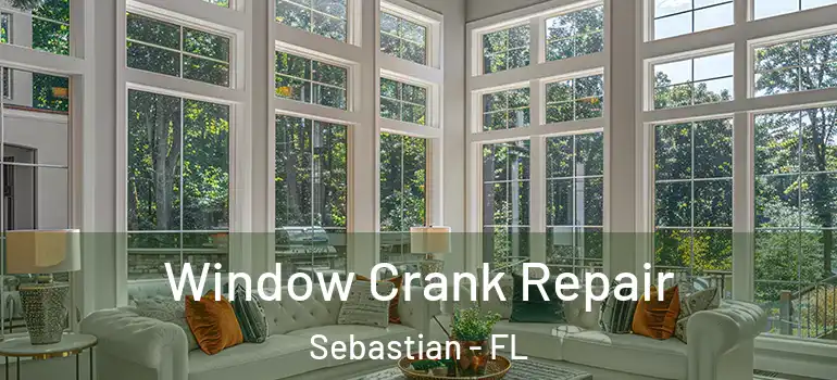 Window Crank Repair Sebastian - FL
